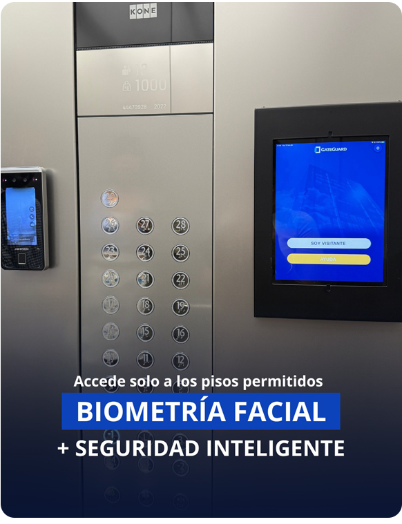 Sistema Gateguard en elevadores - Control de acceso residencial